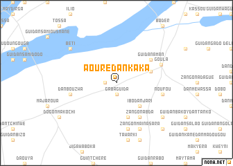 map of Aouré Dan Kaka