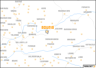 map of Aouria