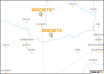 map of Apacheta