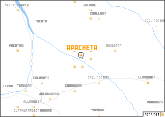 map of Apacheta