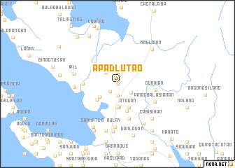 map of Apad Lutao