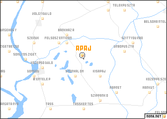 map of Apaj