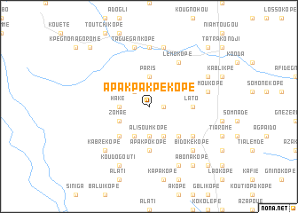 map of Apakpakpekopé