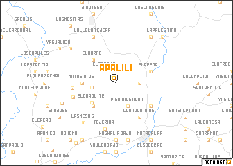 map of Apalilí