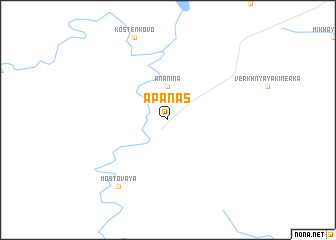 map of Apanas