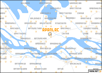 map of Ấp An Lạc