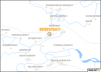 map of Aparinskiy