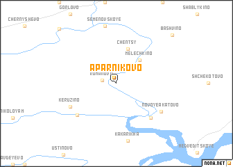 map of Aparnikovo