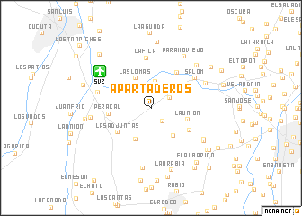 map of Apartaderos