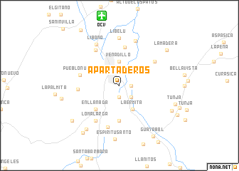 map of Apartaderos