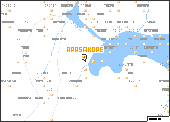 map of Apasakope