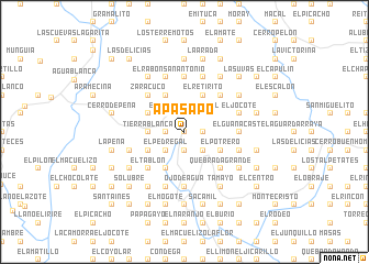 map of Apasapo
