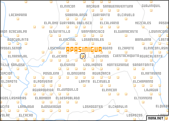 map of Apasinigua