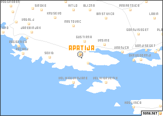 map of Apatija
