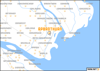 map of Ấp Bảo Thuận