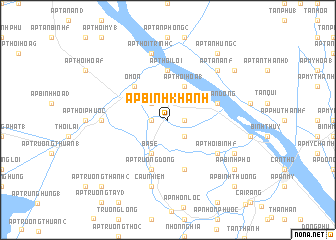 map of Ấp Bình Khánh