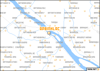 map of Ấp Bình Lạc
