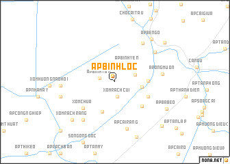 map of Ấp Bình Lộc