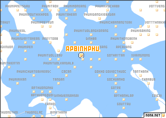 map of Ấp Bình Phú