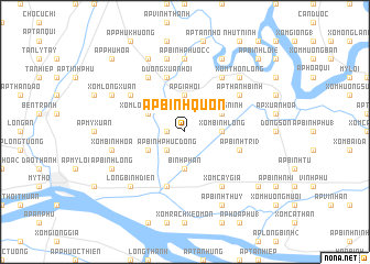 map of Ấp Bình Quôn