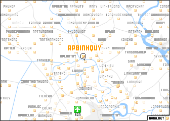 map of Ấp Bình Quý