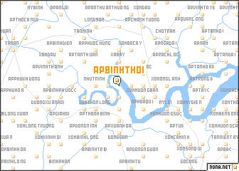 map of Ấp Bình Thới