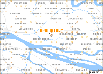 map of Ấp Bình Thủy