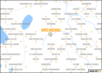 map of Ấp Chòi Mòi