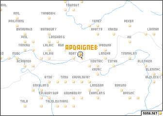 map of Ấp Daigne (1)