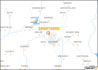 map of Ấp Ða Thành