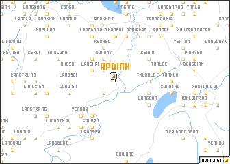 map of Ấp Ðinh