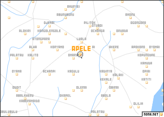 map of Apele