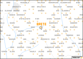 map of Apete