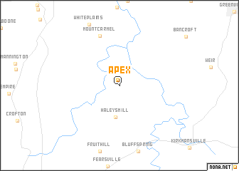 map of Apex