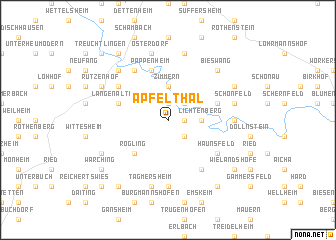 map of Apfelthal