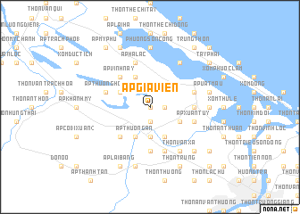 map of Ấp Gia Viên