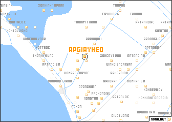 map of Ấp Giầy Heo