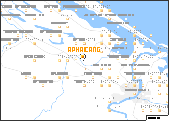 map of Ấp Hà Cảng