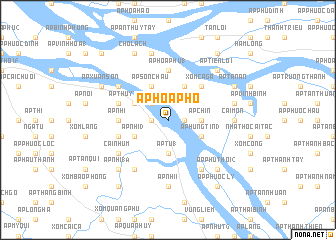 map of Ấp Hòa Phó