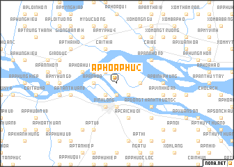 map of Ấp Hòa Phú (2)