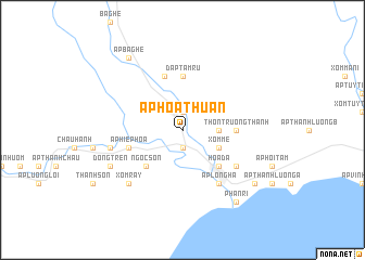 map of Ấp Hòa Thuận