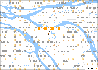 map of Ấp Hưng Bình