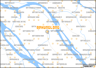 map of Ấp Hưng Long