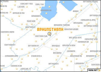 map of Ấp Hửng Thành