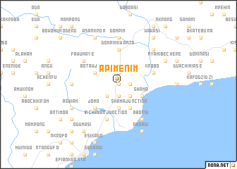 map of Apimenim