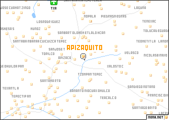 map of Apizaquito