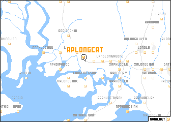 map of Ấp Long Cát