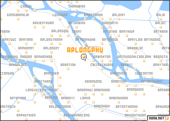 map of Ấp Long Phú