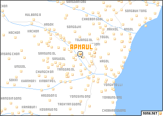 map of Ap-maŭl