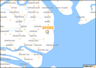 map of Ấp Nam